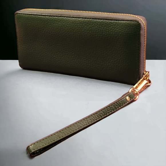 Michael kors jet set wallet in dark green - Picture 5 of 9